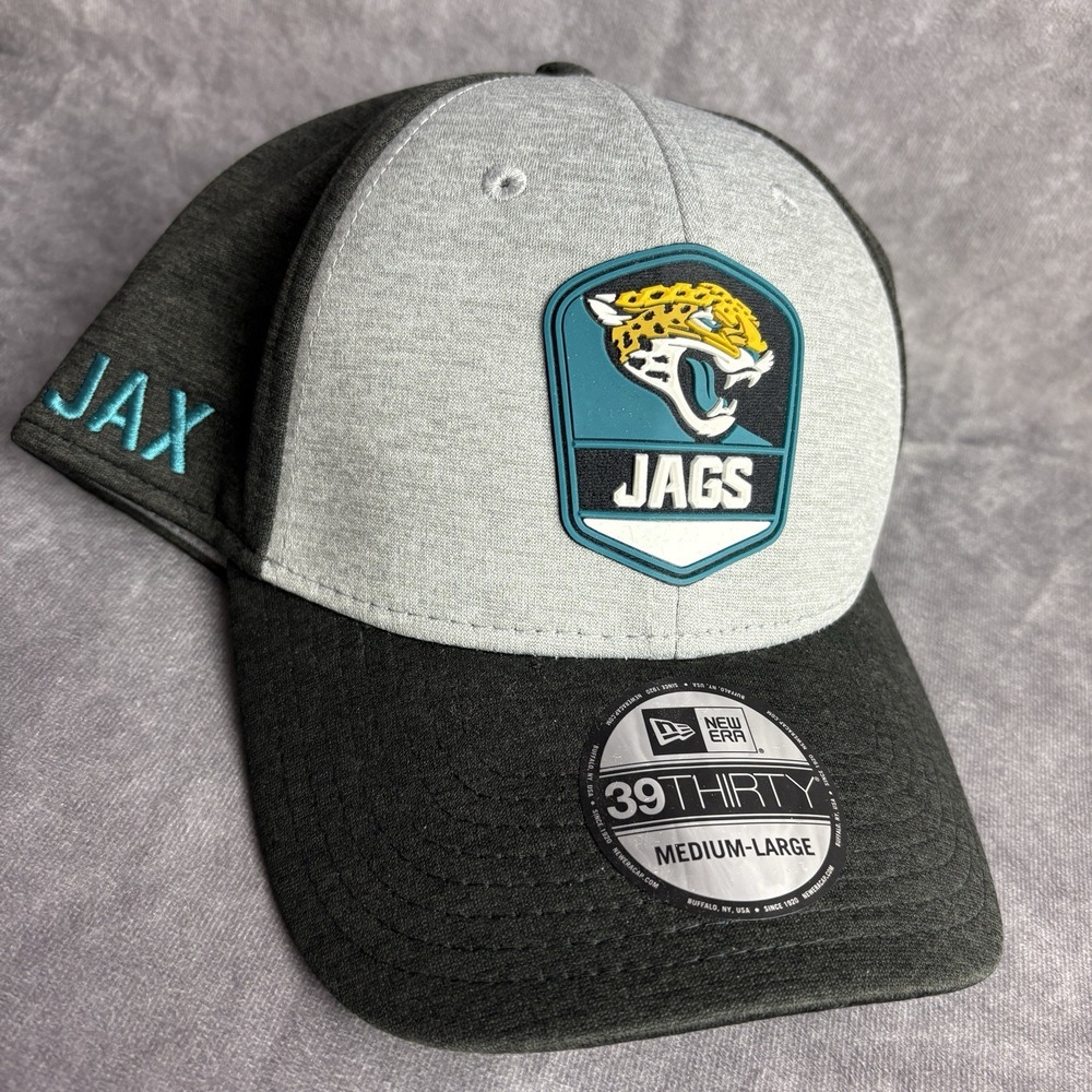 Jacksonville Jaguars New Era‎ 39Thirty M/L Grey Team Headwear NFL NEW